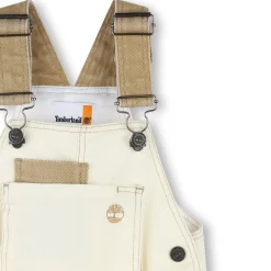 Adjustable dungarees with logo