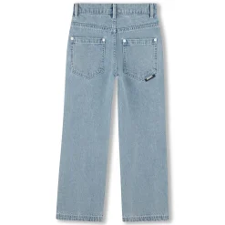 Adjustable sequin jeans