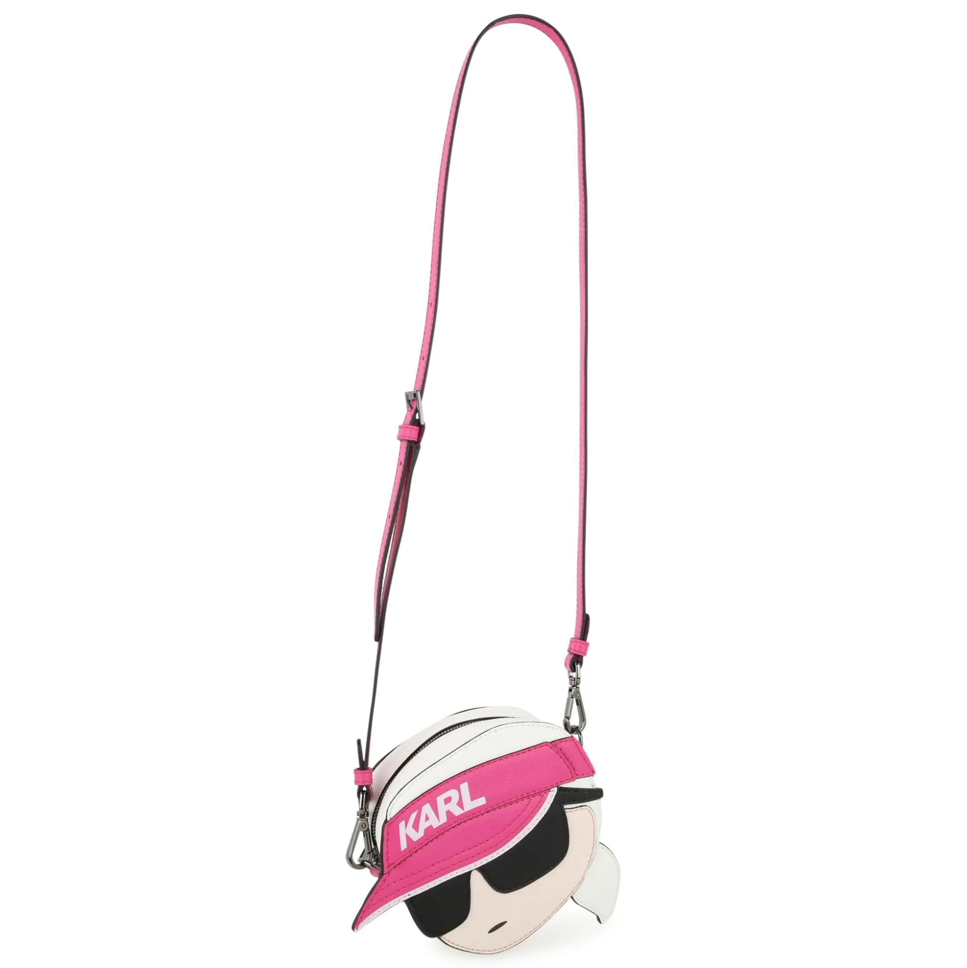 Adjustable zipped handbag