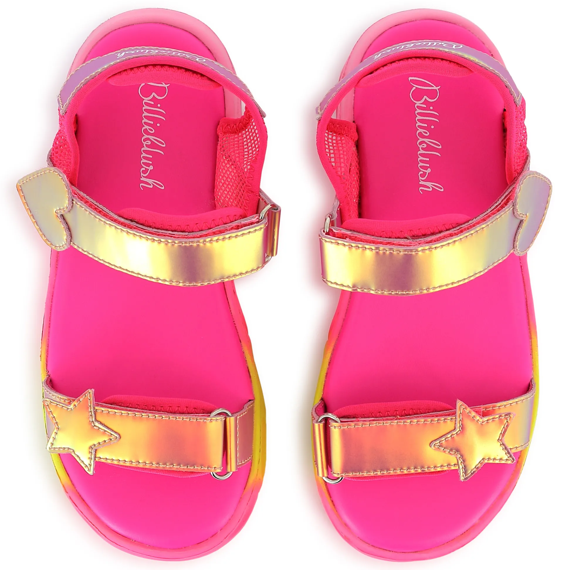 Bi-material sandals