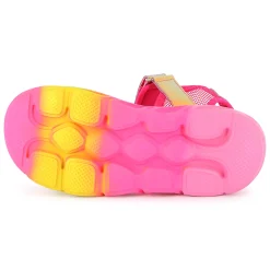 Bi-material sandals