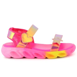Bi-material sandals