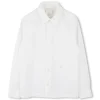 Block-colour poplin shirt