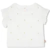 Blouse with tulle and sequins