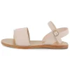 Buckled leather sandals