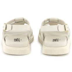 Buckled leather sandals