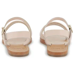 Buckled leather sandals