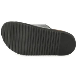 Buckled leather sandals
