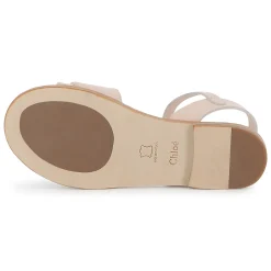 Buckled leather sandals