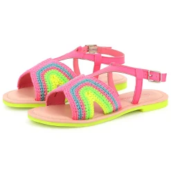 Buckled strap sandals