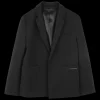 Buttoned suit jacket