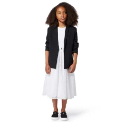Buttoned suit jacket