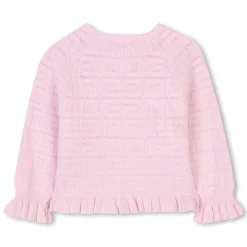 Buttoned tricot cardigan