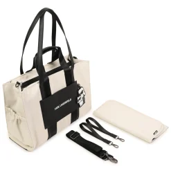 Changing bag with badge