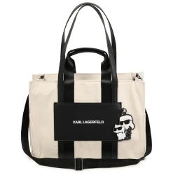 Changing bag with badge
