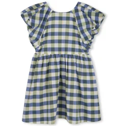 Chequered cotton dress