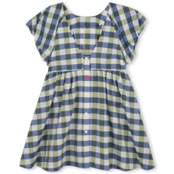 Chequered cotton dress