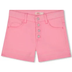 Colourful denim shorts