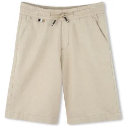 Cotton & linen Bermuda shorts