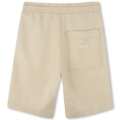 Cotton & linen Bermuda shorts