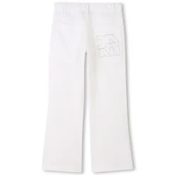 Cotton and linen trousers