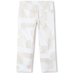 Cotton and linen trousers