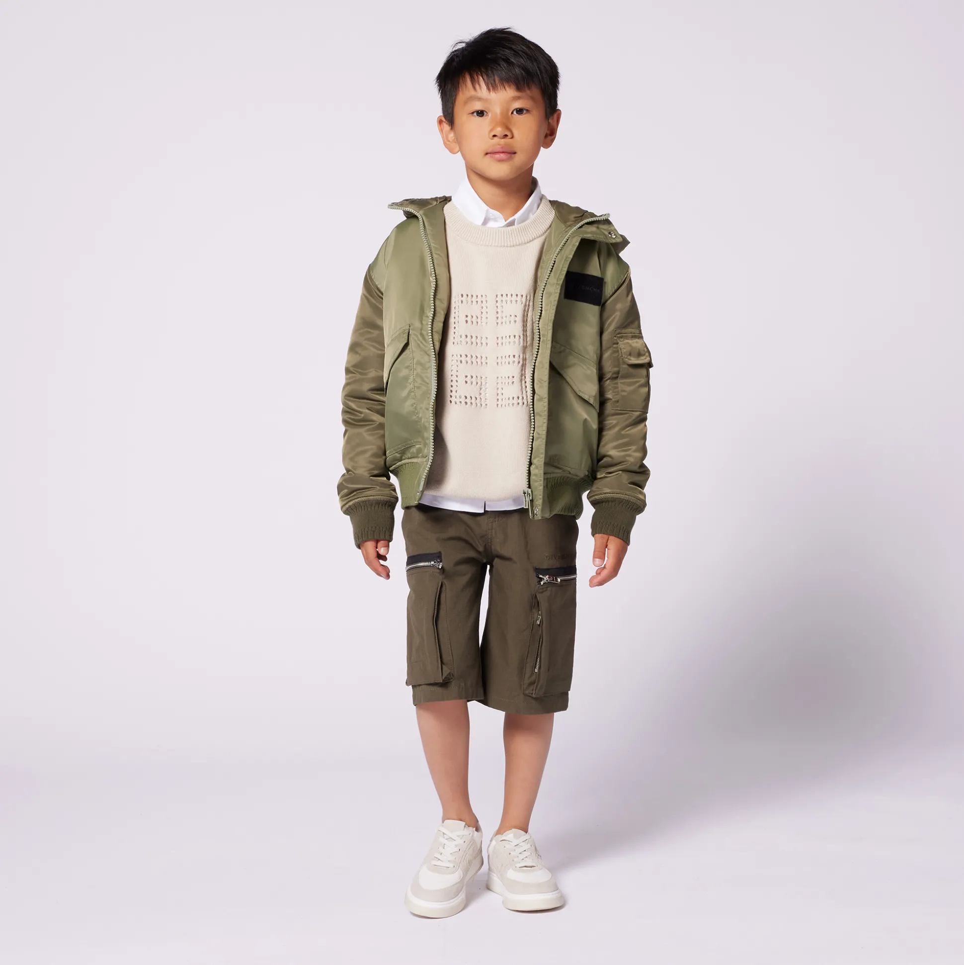 Cotton Bermuda shorts