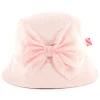 Cotton bucket hat with bow
