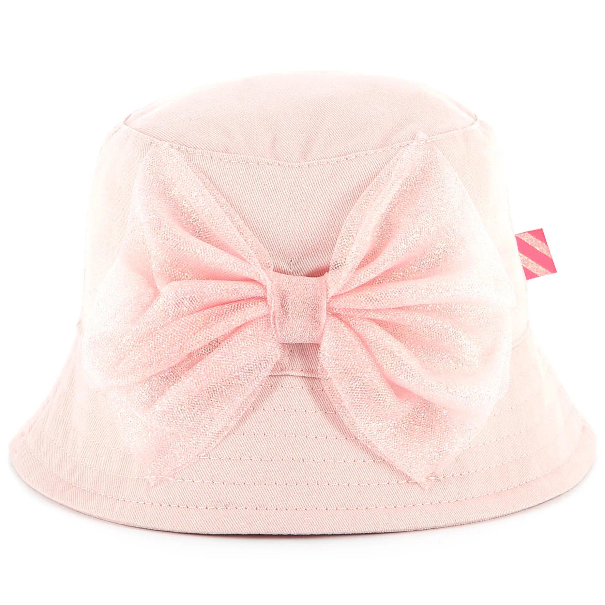 Cotton bucket hat with bow