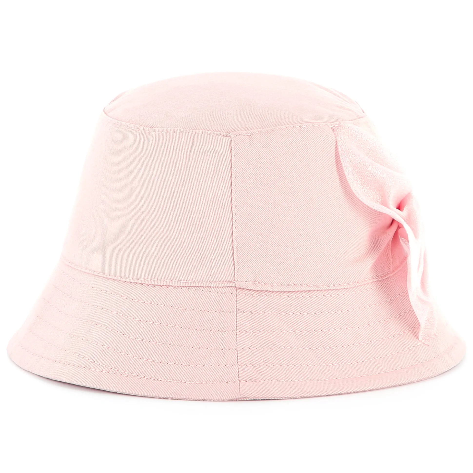 Cotton bucket hat with bow