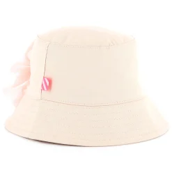 Cotton bucket hat with bow