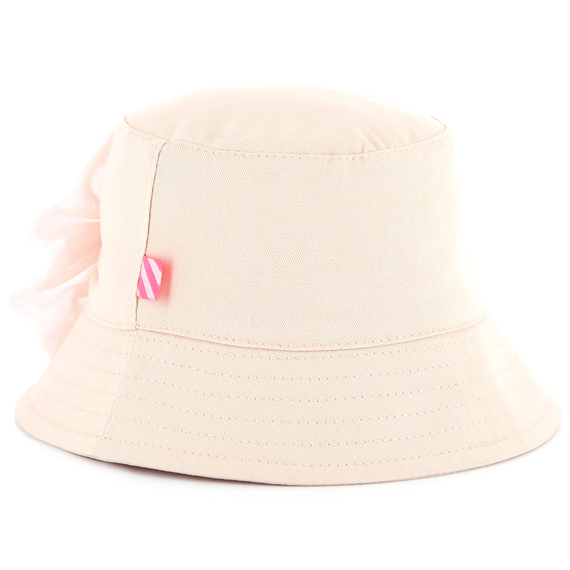 Cotton bucket hat with bow
