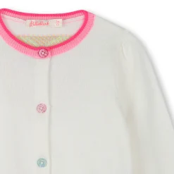Cotton button-up cardigan