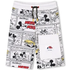 Cotton canvas Bermuda shorts