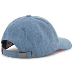 Cotton denim baseball cap