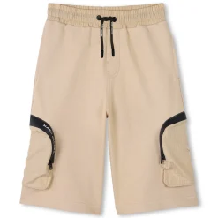 Cotton fleece Bermuda shorts