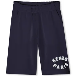 Cotton fleece Bermuda shorts