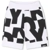 Cotton fleece Bermuda shorts