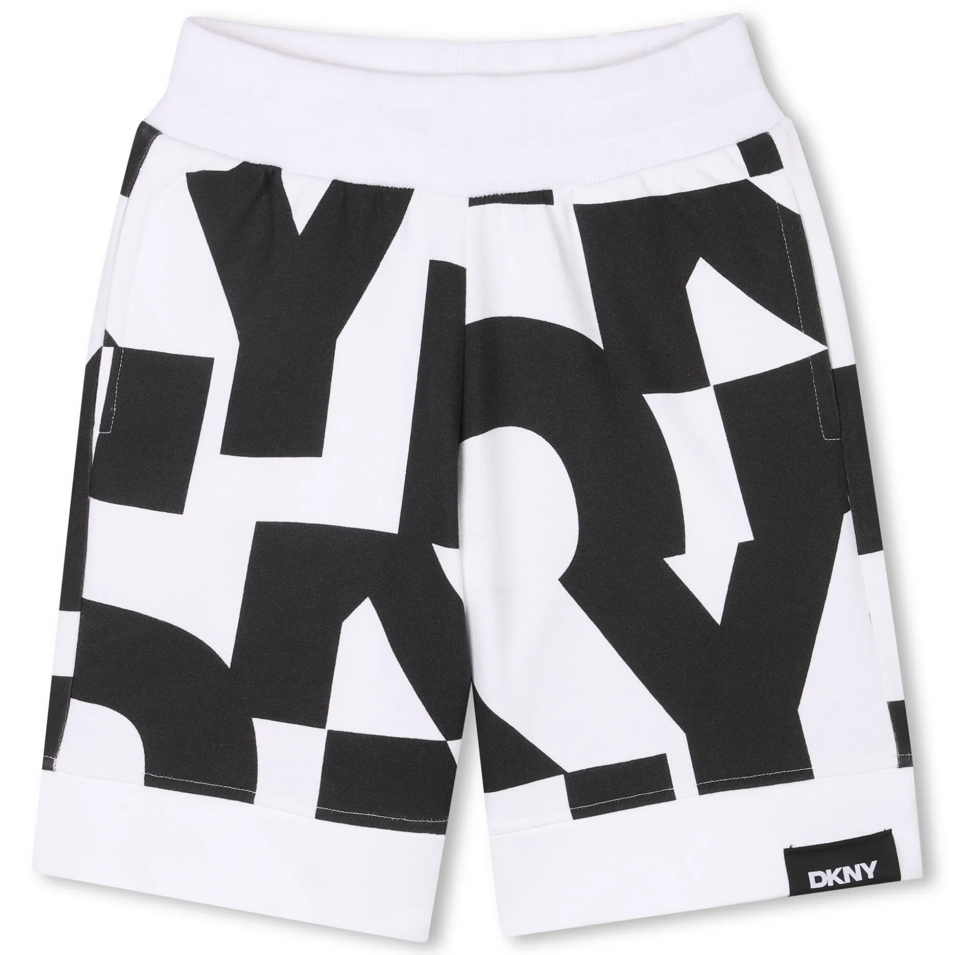 Cotton fleece Bermuda shorts