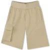 Cotton fleece Bermuda shorts