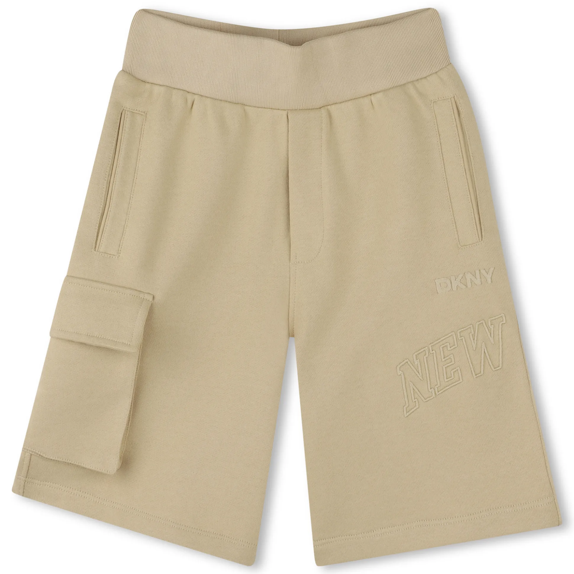 Cotton fleece Bermuda shorts