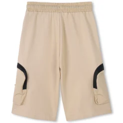 Cotton fleece Bermuda shorts
