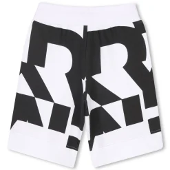 Cotton fleece Bermuda shorts