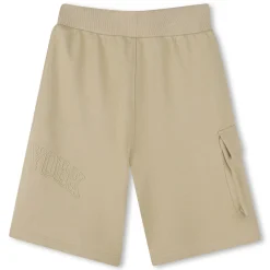 Cotton fleece Bermuda shorts