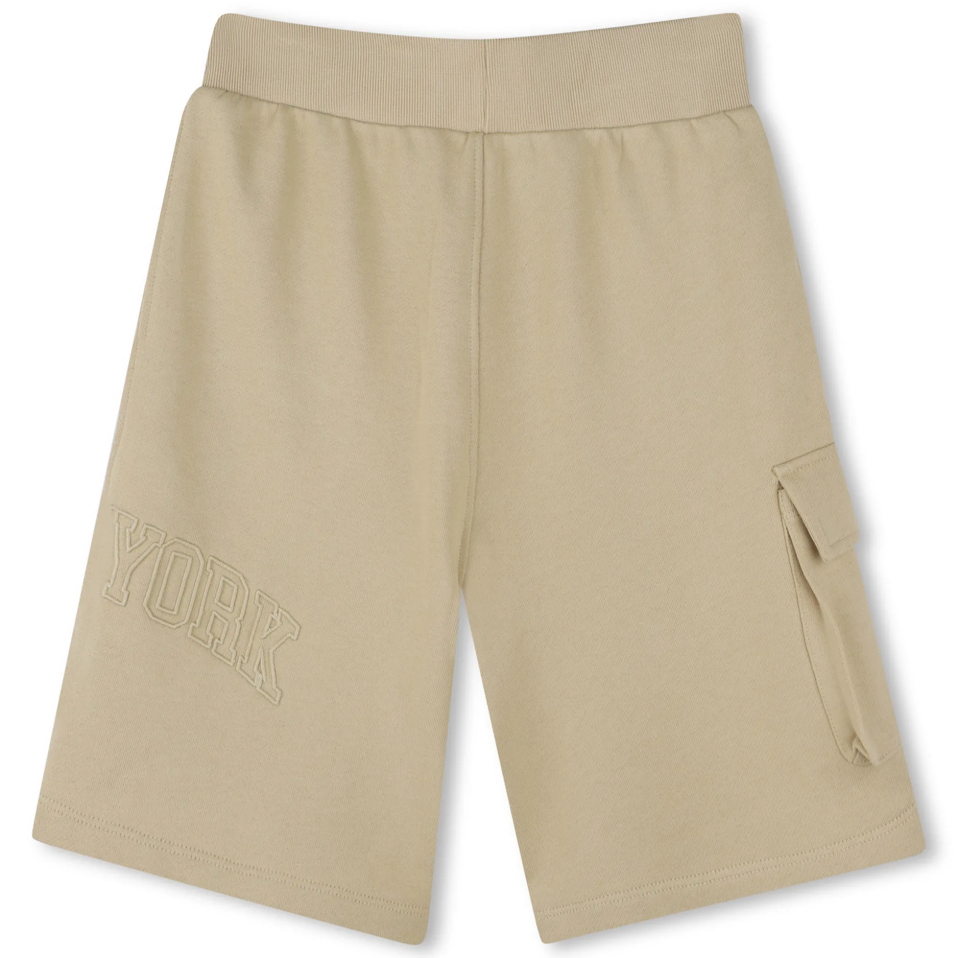 Cotton fleece Bermuda shorts