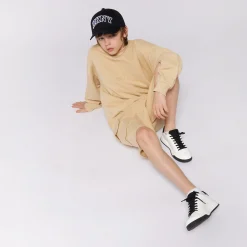 Cotton fleece Bermuda shorts
