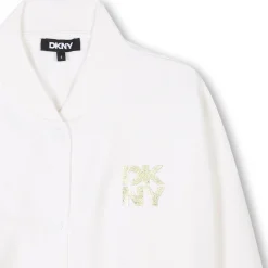 Cotton fleece cardigan