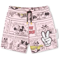 Cotton fleece shorts