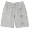 Cotton fleece shorts
