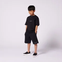 Cotton fleece shorts